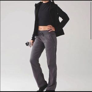 lululemon athletica Black and Gray Pants